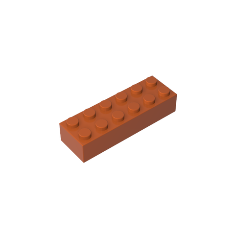 Gobricks,Brick 2 x 6,2456,44237