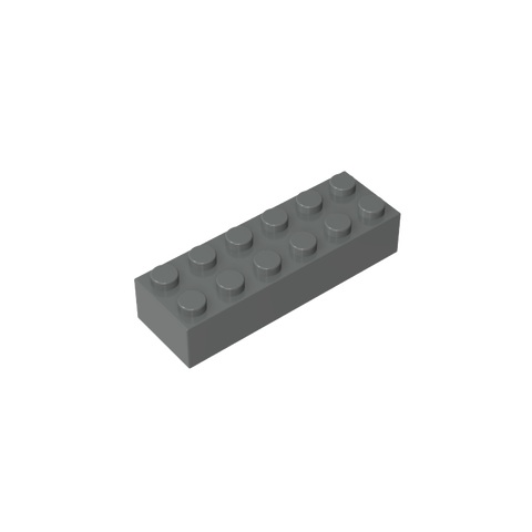 Gobricks,Brick 2 x 6,2456,44237