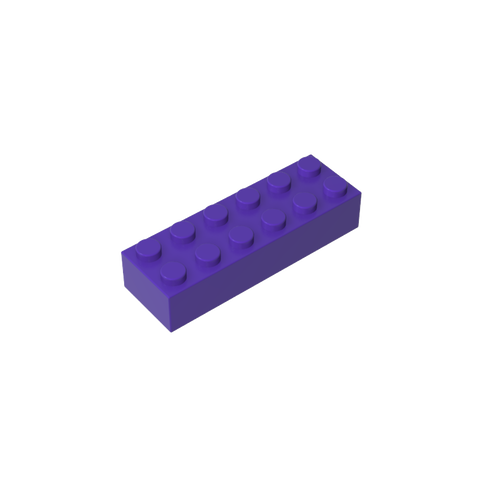 Gobricks,Brick 2 x 6,2456,44237
