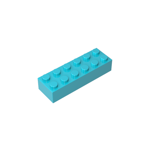 Gobricks,Brick 2 x 6,2456,44237
