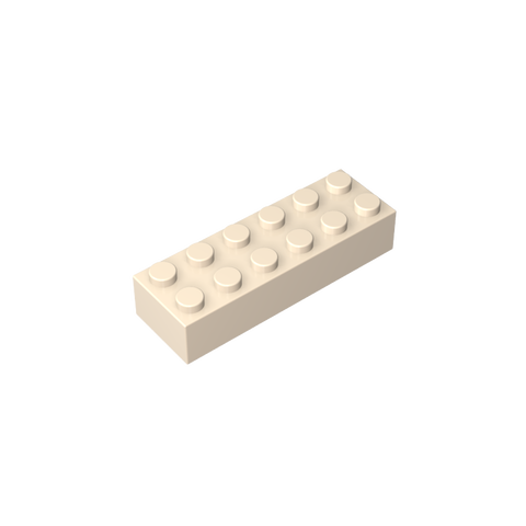 Gobricks,Brick 2 x 6,2456,44237