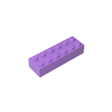 Gobricks,Brick 2 x 6,2456,44237