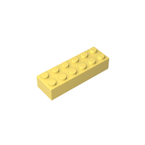 Gobricks,Brick 2 x 6,2456,44237