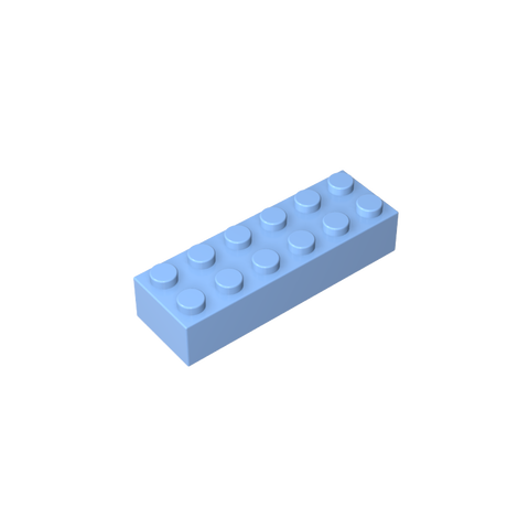Gobricks,Brick 2 x 6,2456,44237