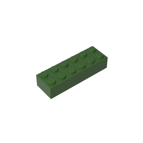 Gobricks,Brick 2 x 6,2456,44237