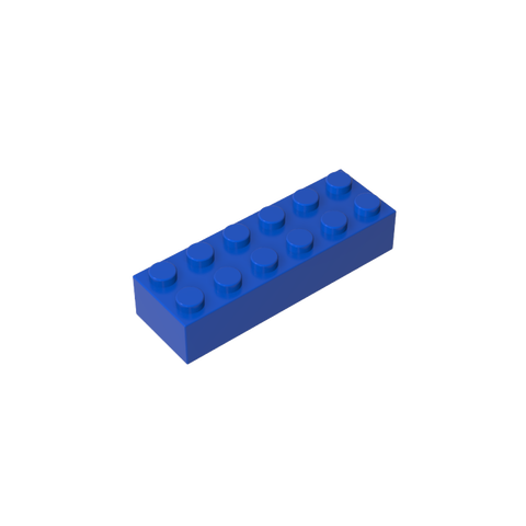 Gobricks,Brick 2 x 6,2456,44237