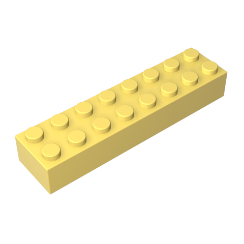 Gobricks,Brick 2 x 8,93888,3007,3007a