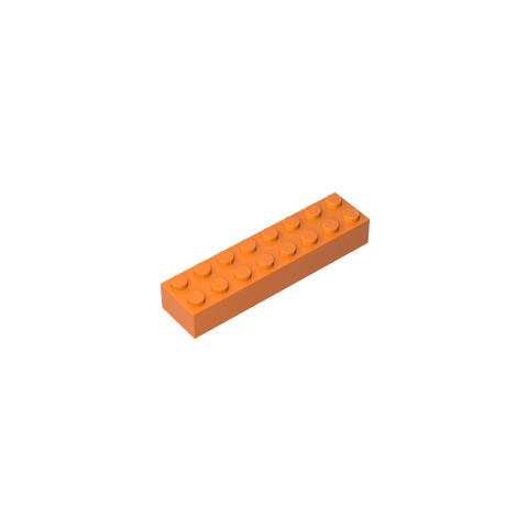 Gobricks,Brick 2 x 8,93888,3007,3007a