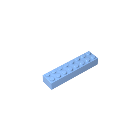 Gobricks,Brick 2 x 8,93888,3007,3007a