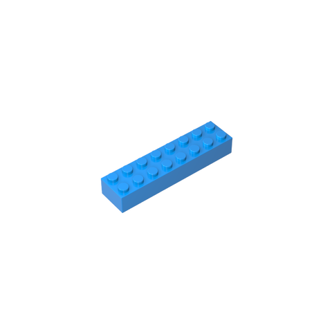 Gobricks,Brick 2 x 8,93888,3007,3007a