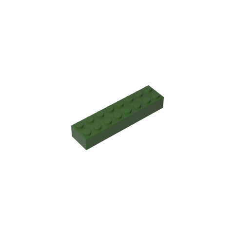 Gobricks,Brick 2 x 8,93888,3007,3007a