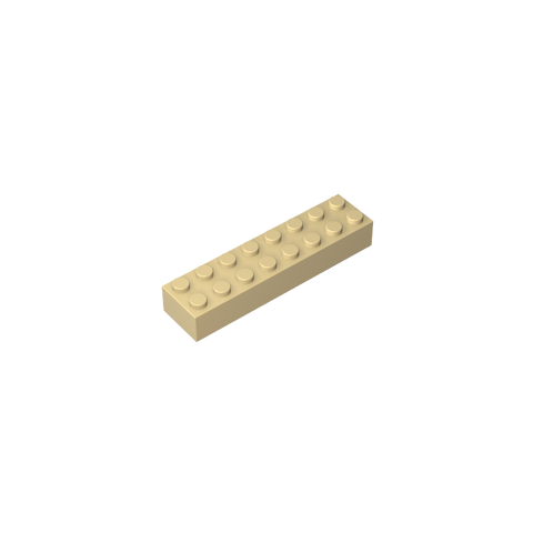 Gobricks,Brick 2 x 8,93888,3007,3007a