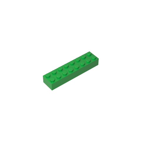 Gobricks,Brick 2 x 8,93888,3007,3007a