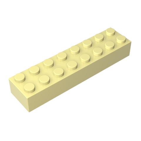 Gobricks,Brick 2 x 8,93888,3007,3007a