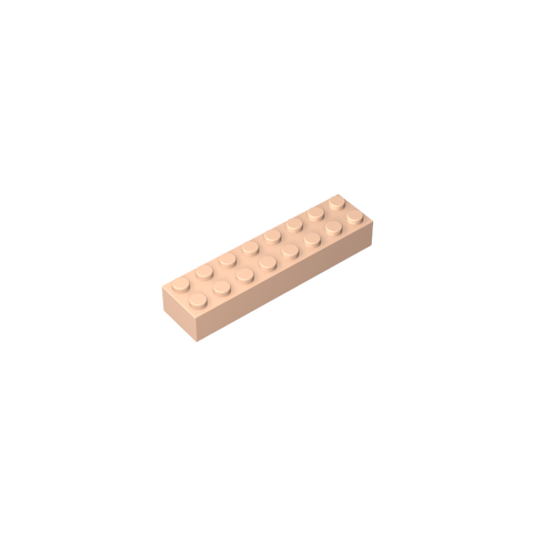 Gobricks,Brick 2 x 8,93888,3007,3007a