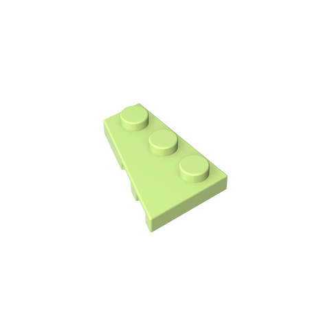 Gobricks,Wedge Plate 3 x 2 Left,43723