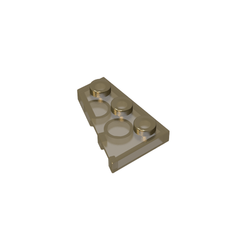 Gobricks,Wedge Plate 3 x 2 Left,43723