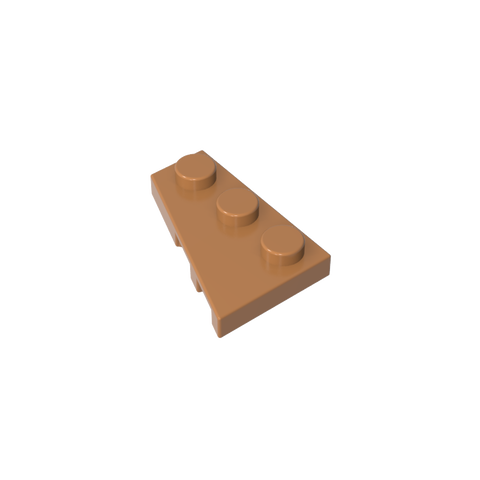 Gobricks,Wedge Plate 3 x 2 Left,43723