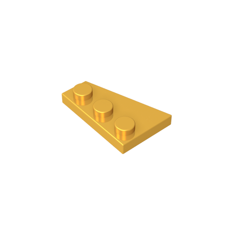 Gobricks,Wedge Plate 3 x 2 Right,43722