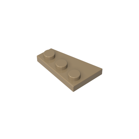 Gobricks,Wedge Plate 3 x 2 Right,43722