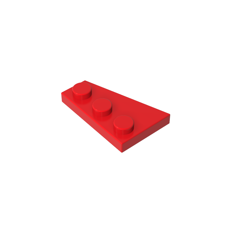 Gobricks,Wedge Plate 3 x 2 Right,43722