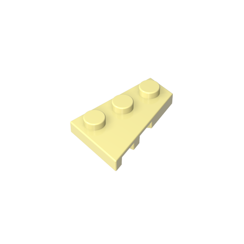 Gobricks,Wedge Plate 3 x 2 Right,43722