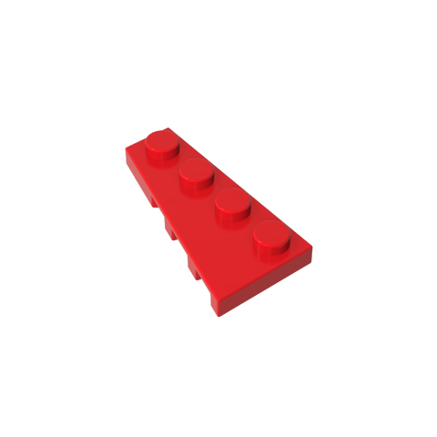 Gobricks,Wedge Plate 4 x 2 Left,41770,63333
