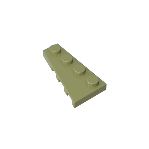 Gobricks,Wedge Plate 4 x 2 Left,41770,63333