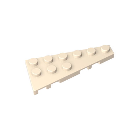 Gobricks,Wedge Plate 6 x 3 Right,54383