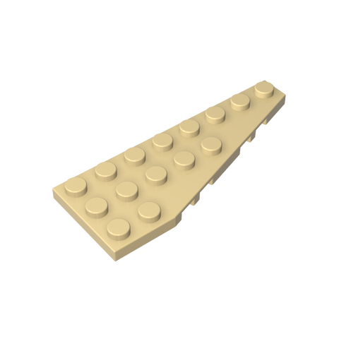 Gobricks,Wedge Plate 8 x 3 Right,50304