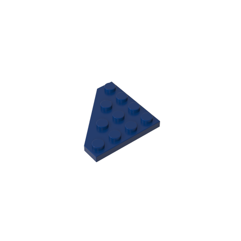 Gobricks,Wedge Plate 4 x 4 Cut Corner,30503