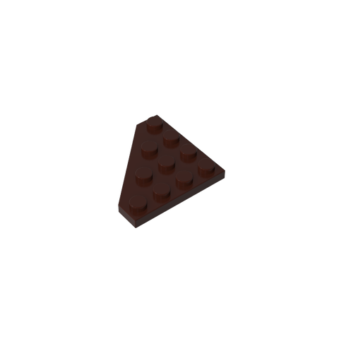 Gobricks,Wedge Plate 4 x 4 Cut Corner,30503