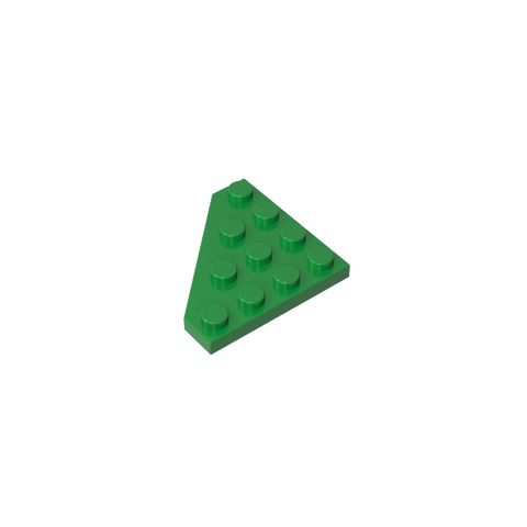 Gobricks,Wedge Plate 4 x 4 Cut Corner,30503