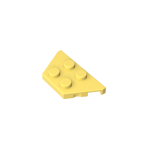 Gobricks,Wedge Plate 2 x 4,51739