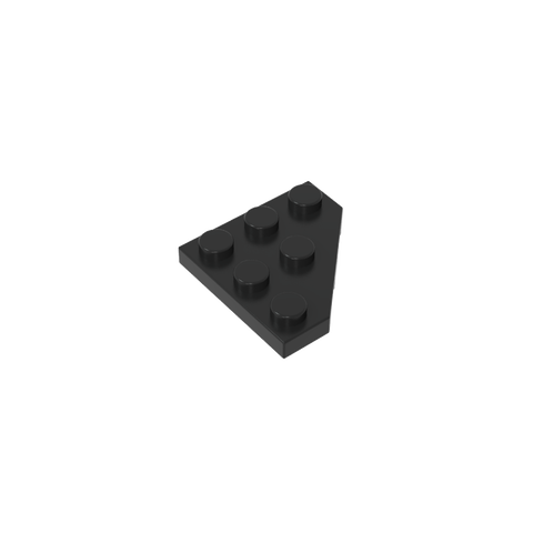 Gobricks,Wedge Plate 3 x 3 Cut Corner,2450