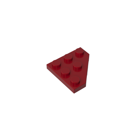 Gobricks,Wedge Plate 3 x 3 Cut Corner,2450
