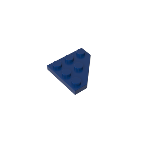 Gobricks,Wedge Plate 3 x 3 Cut Corner,2450