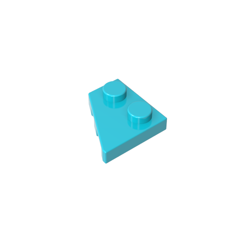 Gobricks,Wedge Plate 2 x 2 Left,24299