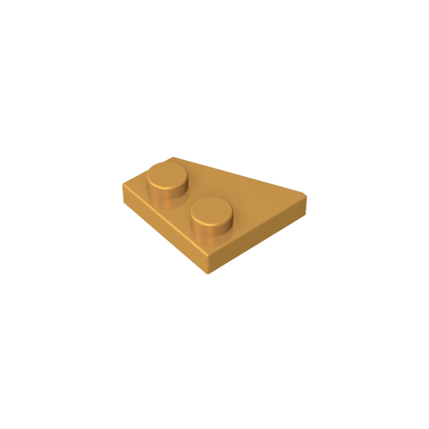Gobricks,Wedge Plate 2 x 2 Right,24307