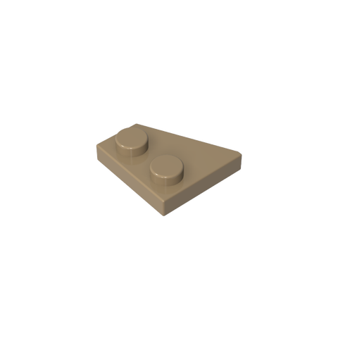 Gobricks,Wedge Plate 2 x 2 Right,24307