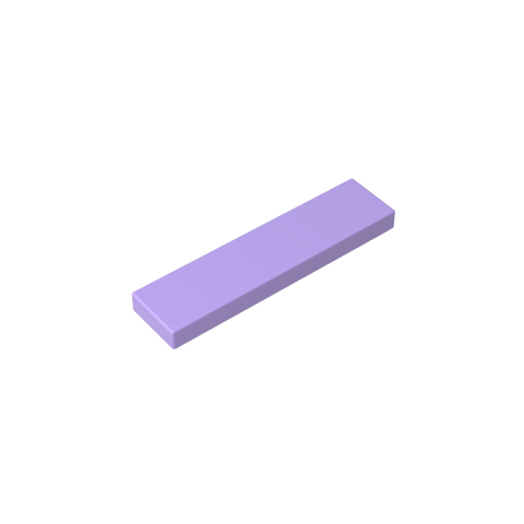 Gobricks,Tile 1 x 4 with Groove,2431,2431b,91143,35371,75703