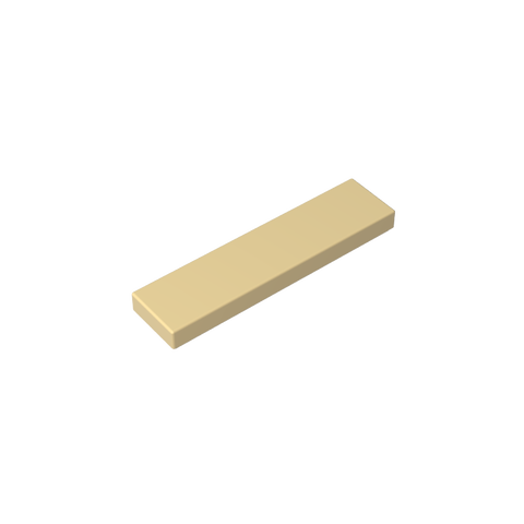 Gobricks,Tile 1 x 4 with Groove,2431,2431b,91143,35371,75703