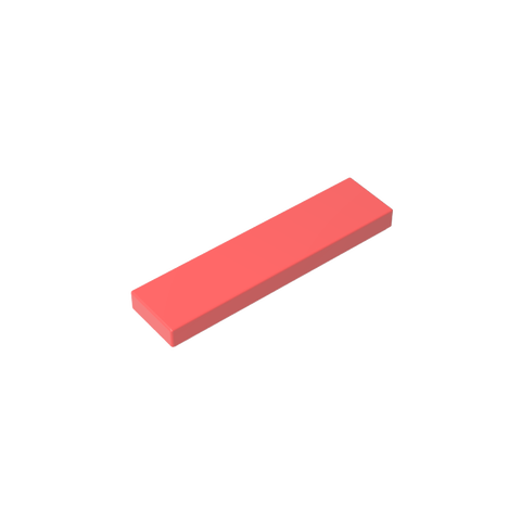 Gobricks,Tile 1 x 4 with Groove,2431,2431b,91143,35371,75703