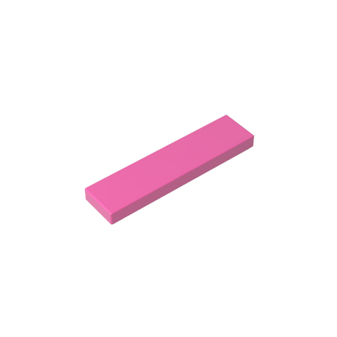 Gobricks,Tile 1 x 4 with Groove,2431,2431b,91143,35371,75703