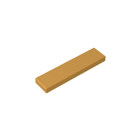 Gobricks,Tile 1 x 4 with Groove,2431,2431b,91143,35371,75703