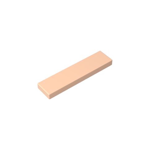 Gobricks,Tile 1 x 4 with Groove,2431,2431b,91143,35371,75703
