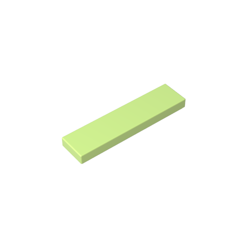 Gobricks,Tile 1 x 4 with Groove,2431,2431b,91143,35371,75703