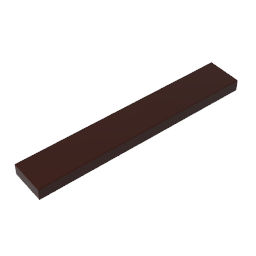 Gobricks ,Tile 1 x 6 with Groove,6636