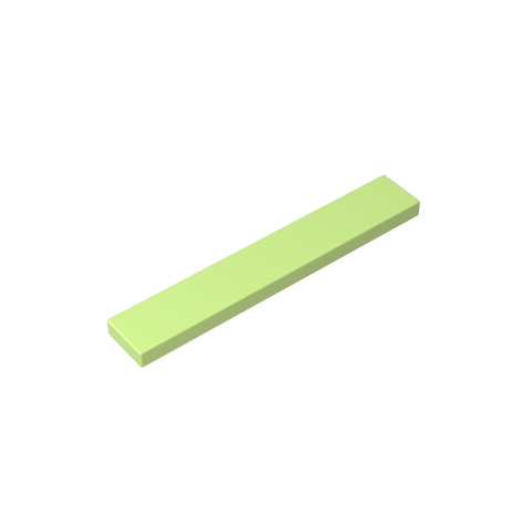 Gobricks,Tile 1 x 6 with Groove,6636,63324,75702