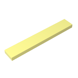 Gobricks ,Tile 1 x 6 with Groove,6636